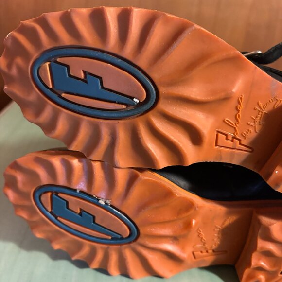 Womens John Fluevog Tall Black Leather Zip Maggie Bond Girl Boots Size 8 - Picture 13 of 16